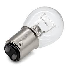 لامپ فندقی لامپ چراغ خطر دو کنتاک سفید p21/5W 12V21Wتیبا کوئیک پراید ساینا اصلی شرکتی سایپا یدک